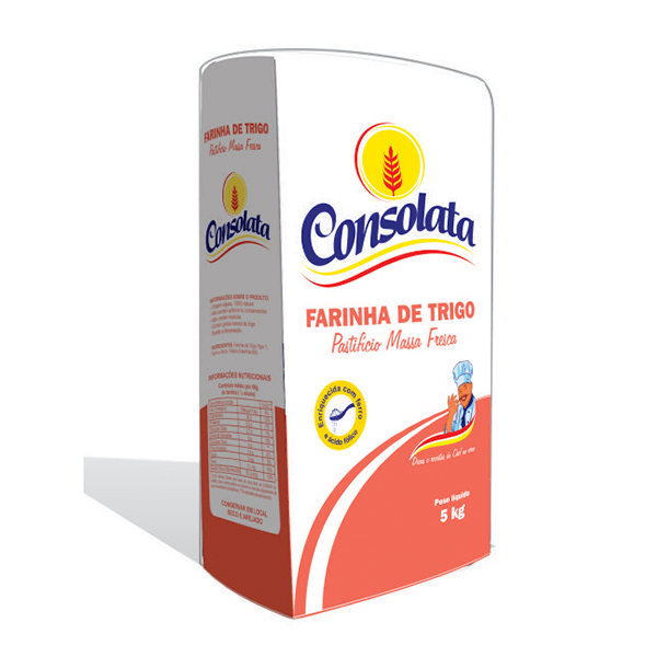 Farinha de trigo pastificio massa fresca 5kg