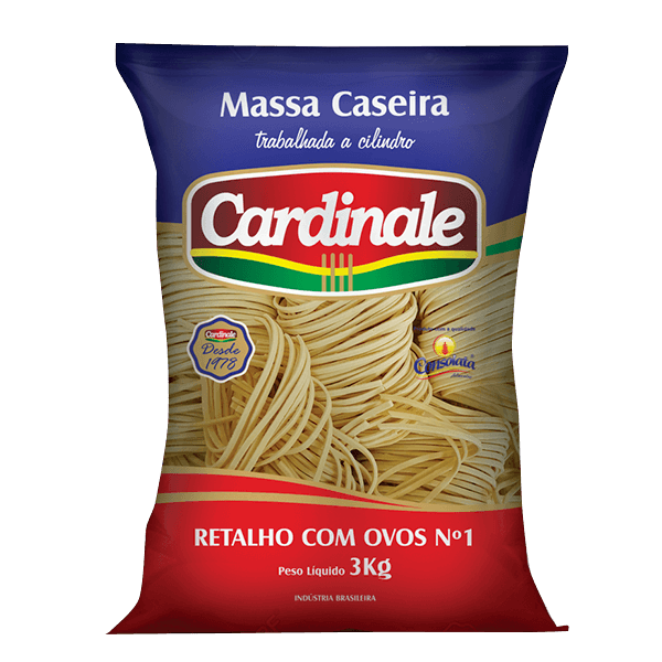 Macarrão Caseiro Cardinale Espaguete n.1 - 3kg